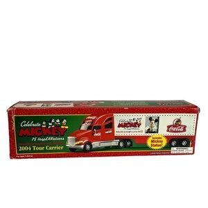 Coca Cola Truck w/ Mickey Mouse Disney Statue - Lights/Sounds 2004 Tour Carrier